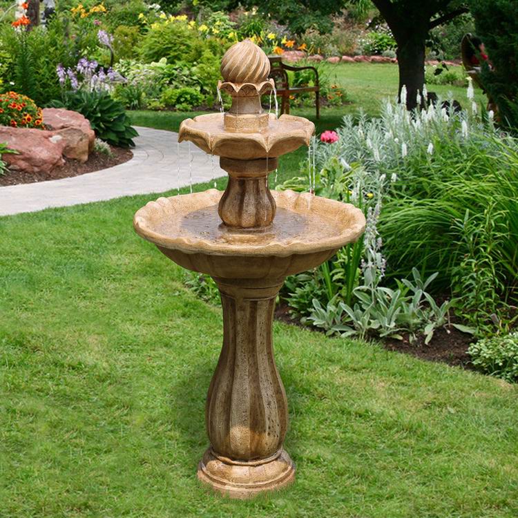 solar garden fountain