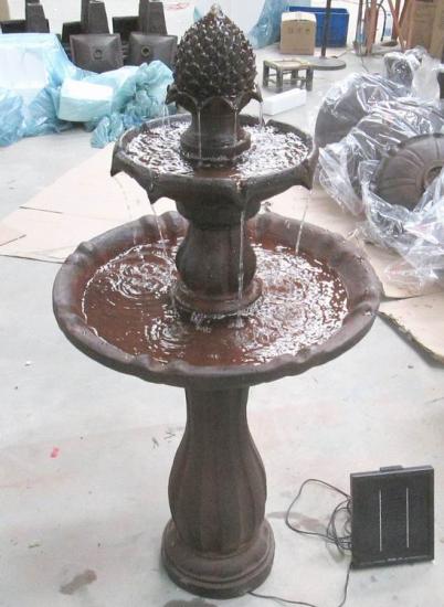 tiered water fountain outdoor