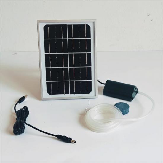 solar air pump with battery backup