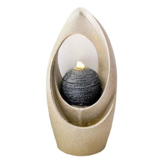 solar fountain,outdoor fountain,sphere fountain