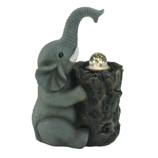 solar fountain,outdoor fountain,elephant fountain