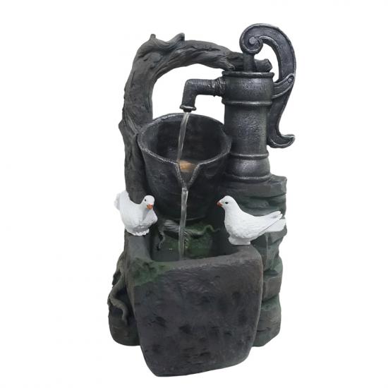 solar fountain,resin fountain,garden fountain