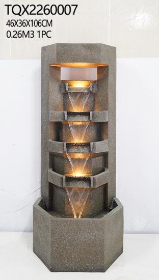 water cascade fountain